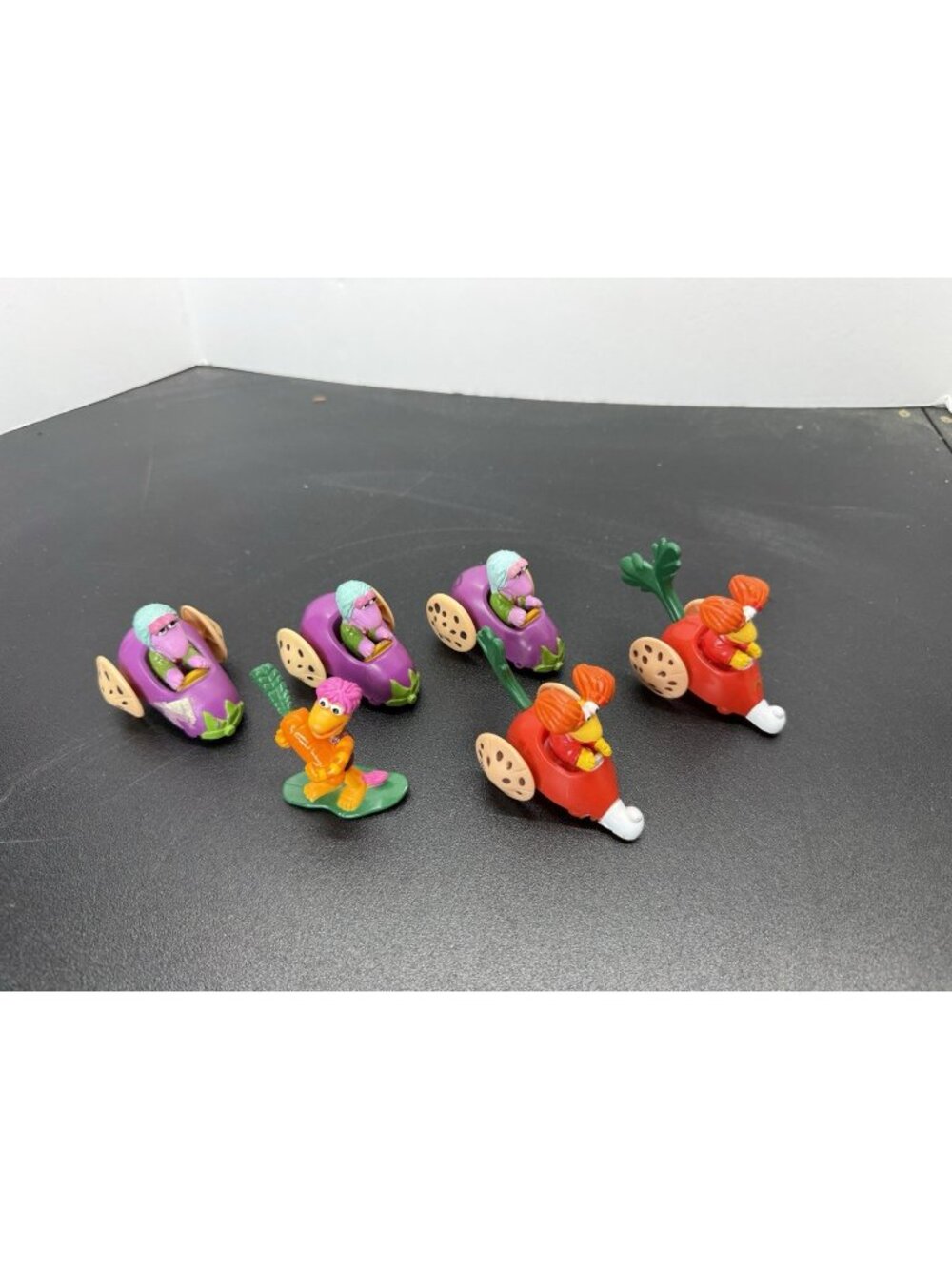 Lot Of 6 McDonalds Fraggle Rock Happy Meal Toy Figures 1988 Vintage Fast Food